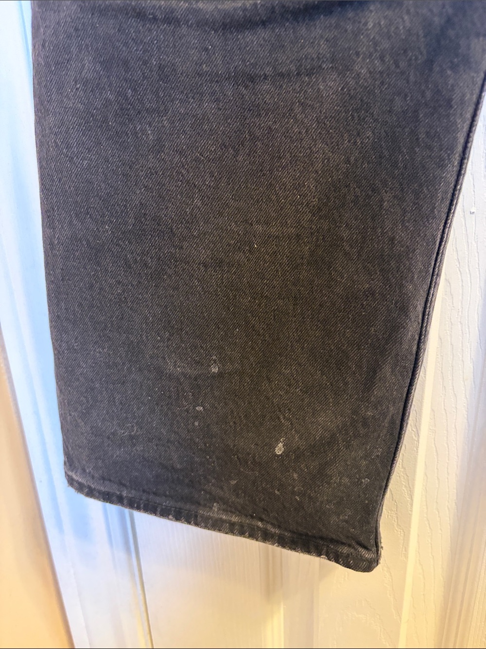 Abercrombie Low Rise Baggy Jeans (Curve) in Black - Picture 4 of 6
